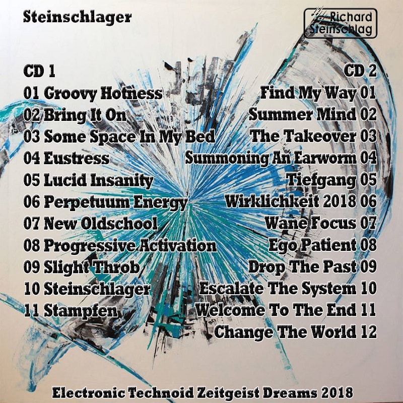 Back Cover of CD Album Steinschlager