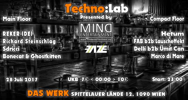 Flyer Techno:Lab im Werk