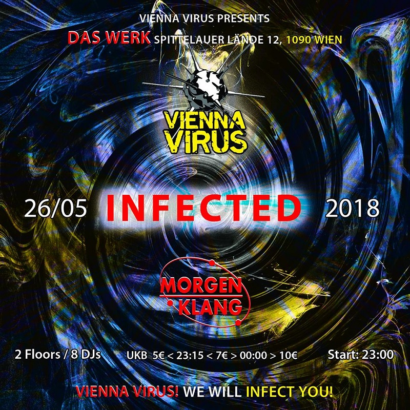 Vienna Virus Werk Club Party Flyer Front