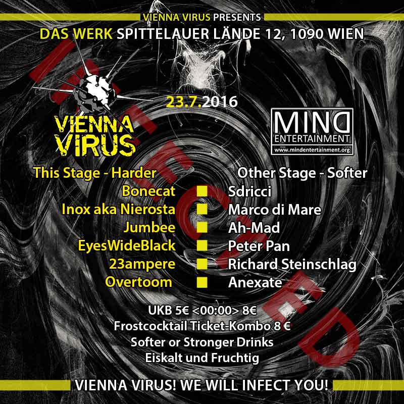 Vienna Virus Flyer Back