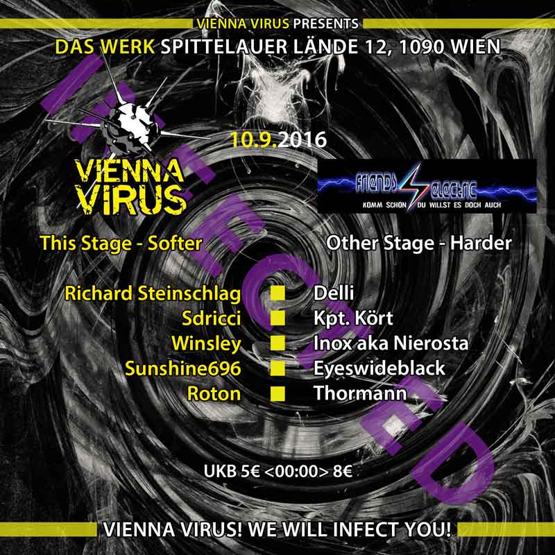 Vienna Virus Flyer Back