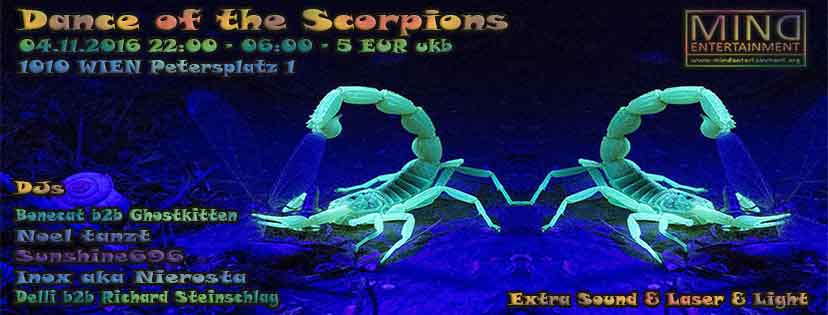 Flyer Dance of the scorpions